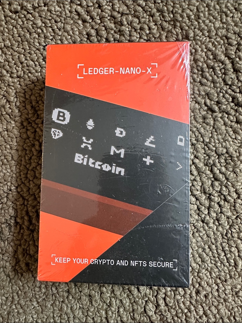 Ledger Nano X Hardware Wallet - Red & Black